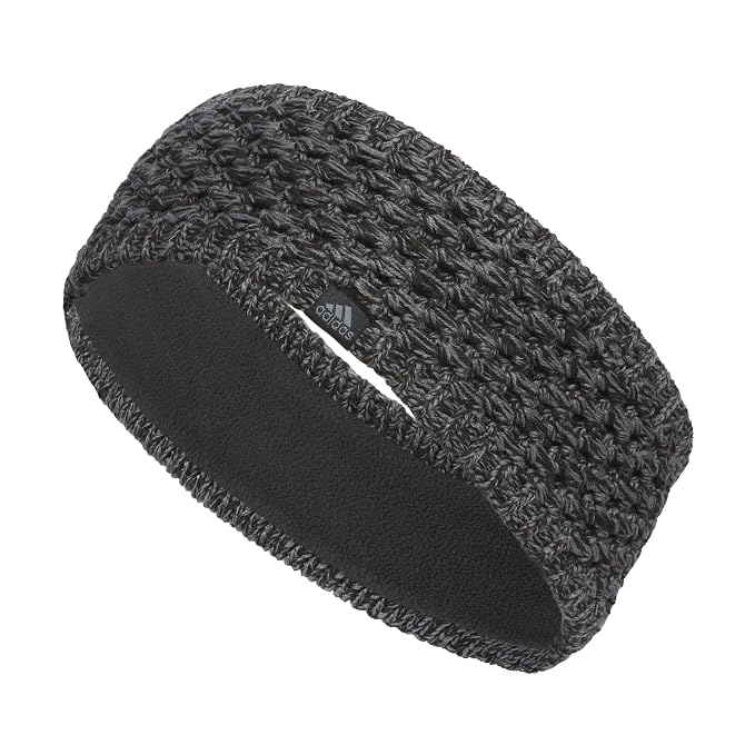 [B0BNZNJ7Q4] Adidas Womens Lifestyle Fuzzy Knit Headband – Soft Winter Ear Warmer
