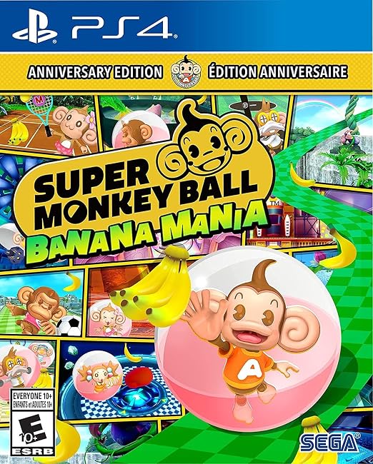 [B097F3928S] Super Monkey Ball Banana Mania: Anniversary Launch Edition - PlayStation 4 [video game]