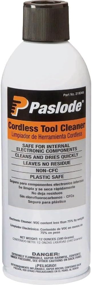 [B004BGBB5W] PASLODE 219348 12OZ CRDLS Tool Cleaner,White